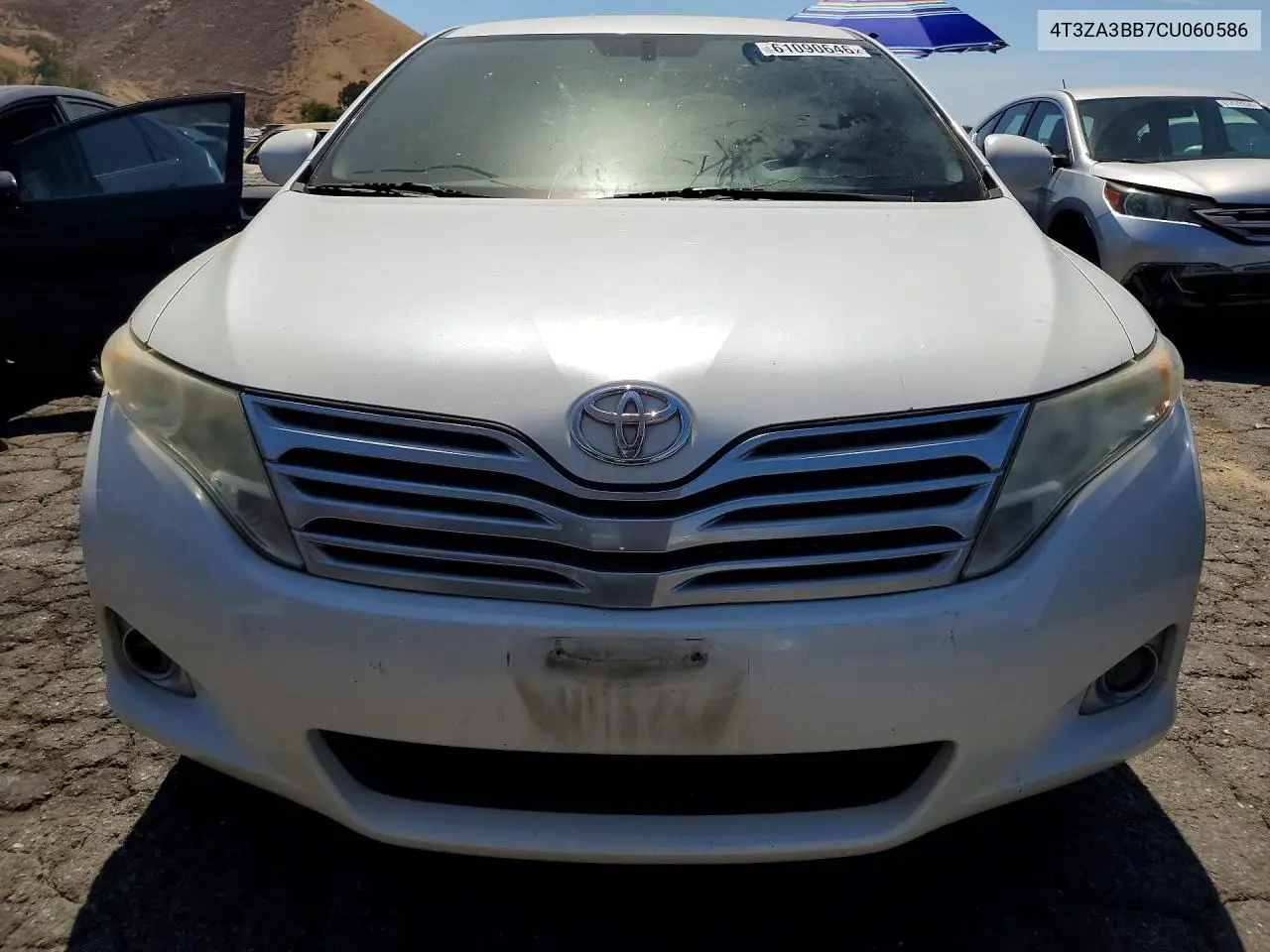 2012 Toyota Venza Xle VIN: 4T3ZA3BB7CU060586 Lot: 61090646