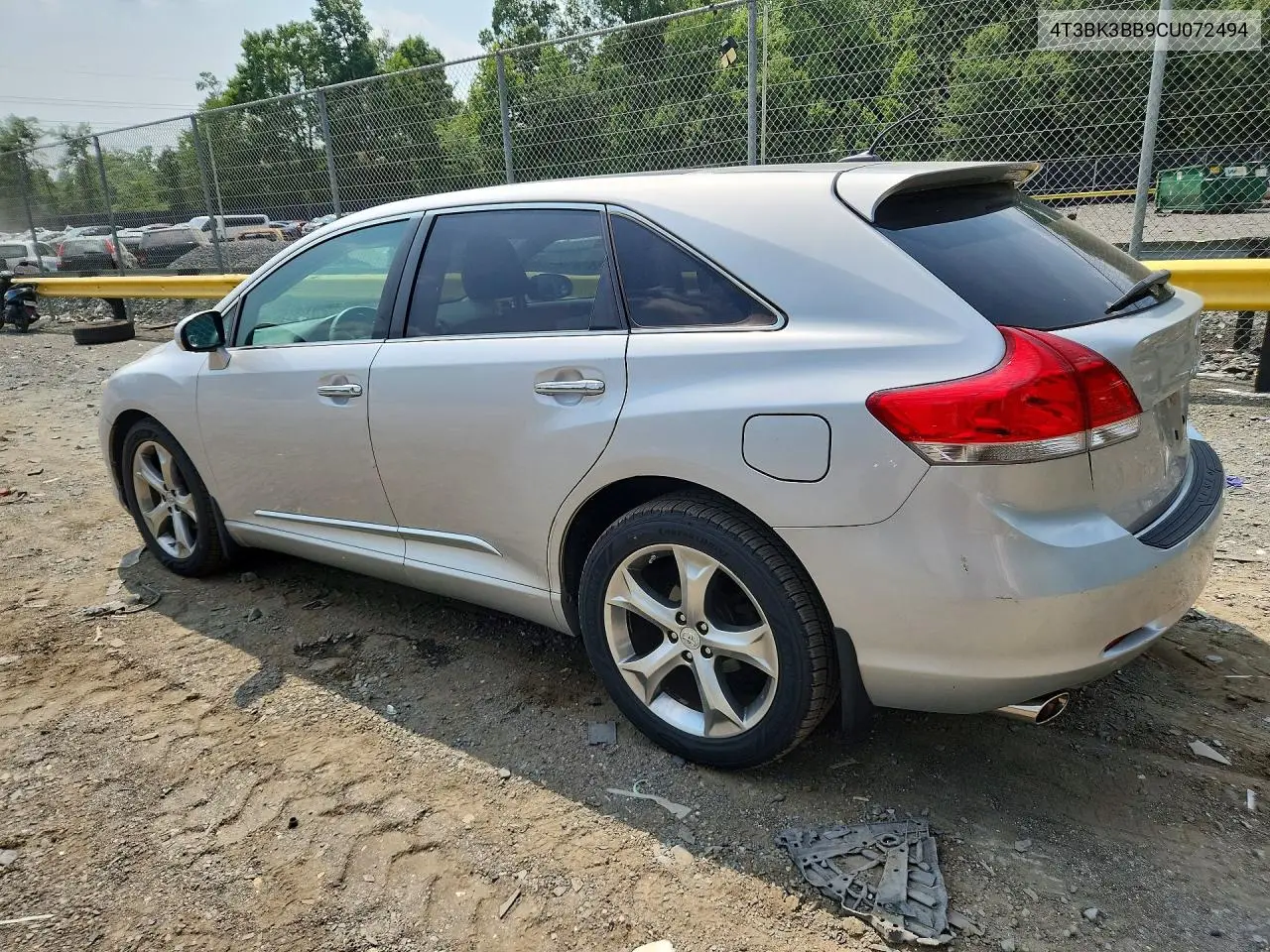 2012 Toyota Venza Limited VIN: 4T3BK3BB9CU072494 Lot: 61215846