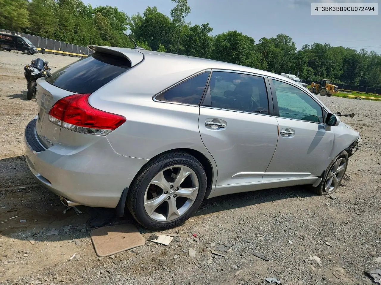 2012 Toyota Venza Limited VIN: 4T3BK3BB9CU072494 Lot: 61215846