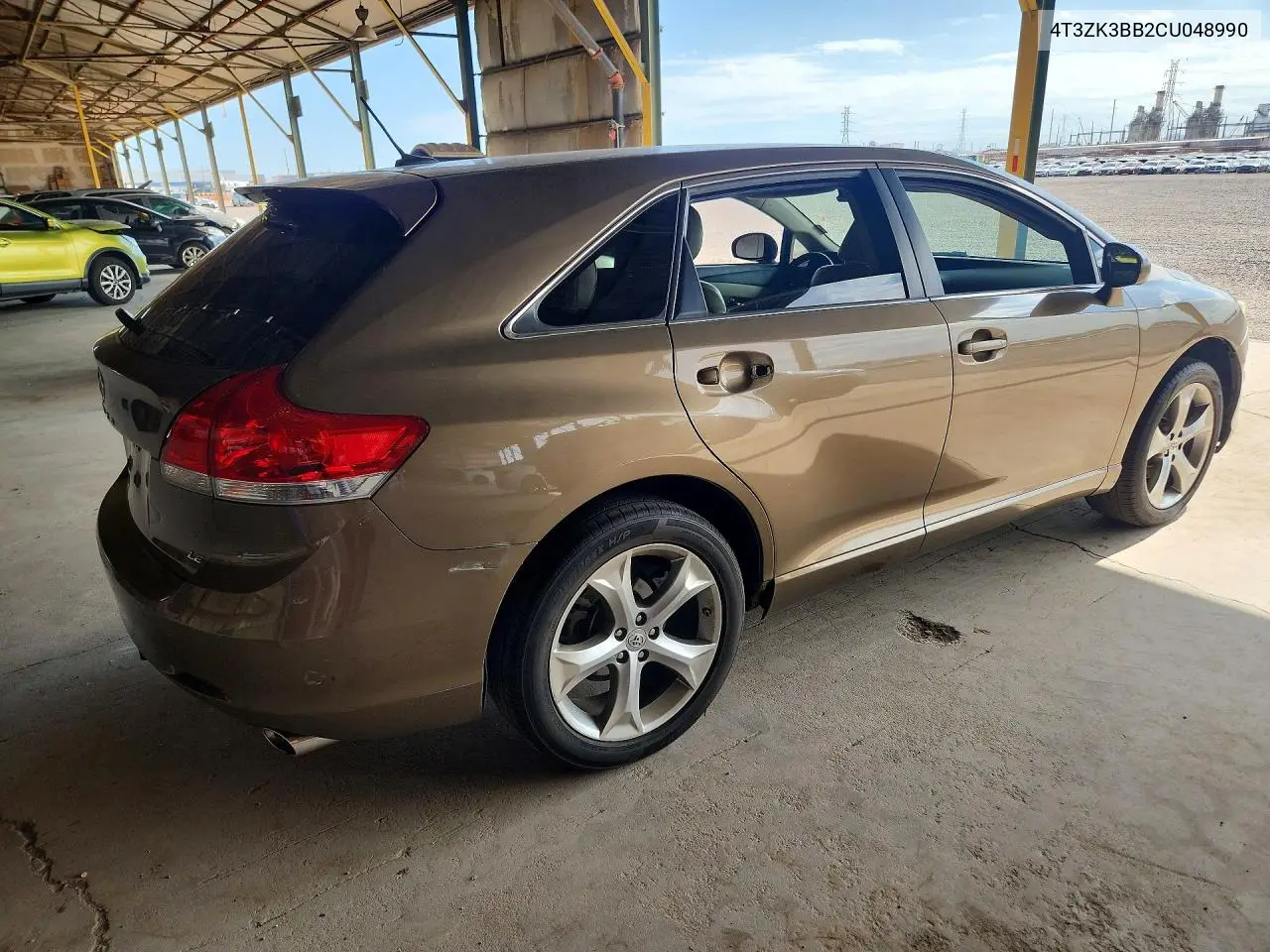 2012 Toyota Venza Le VIN: 4T3ZK3BB2CU048990 Lot: 62299396