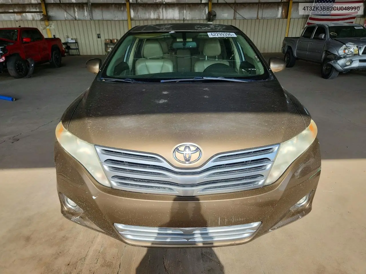 2012 Toyota Venza Le VIN: 4T3ZK3BB2CU048990 Lot: 62299396