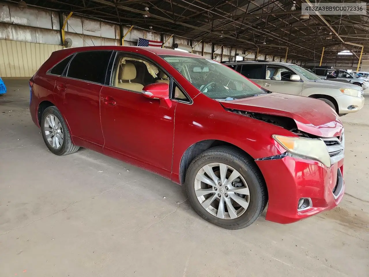 2013 Toyota Venza Le VIN: 4T3ZA3BB9DU072336 Lot: 58793606