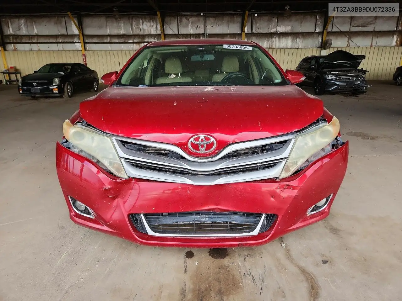 2013 Toyota Venza Le VIN: 4T3ZA3BB9DU072336 Lot: 58793606