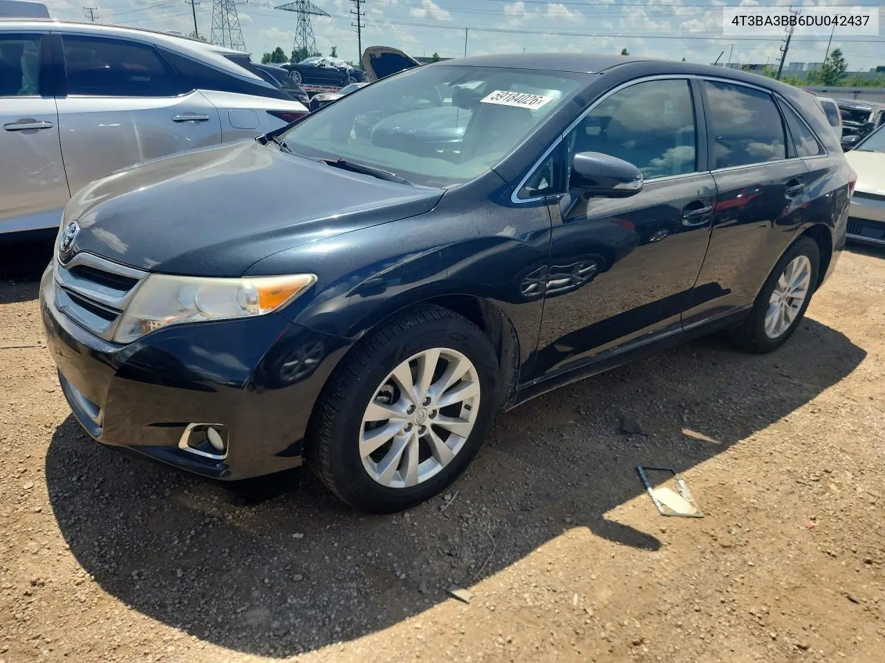 2013 Toyota Venza Le VIN: 4T3BA3BB6DU042437 Lot: 59184026