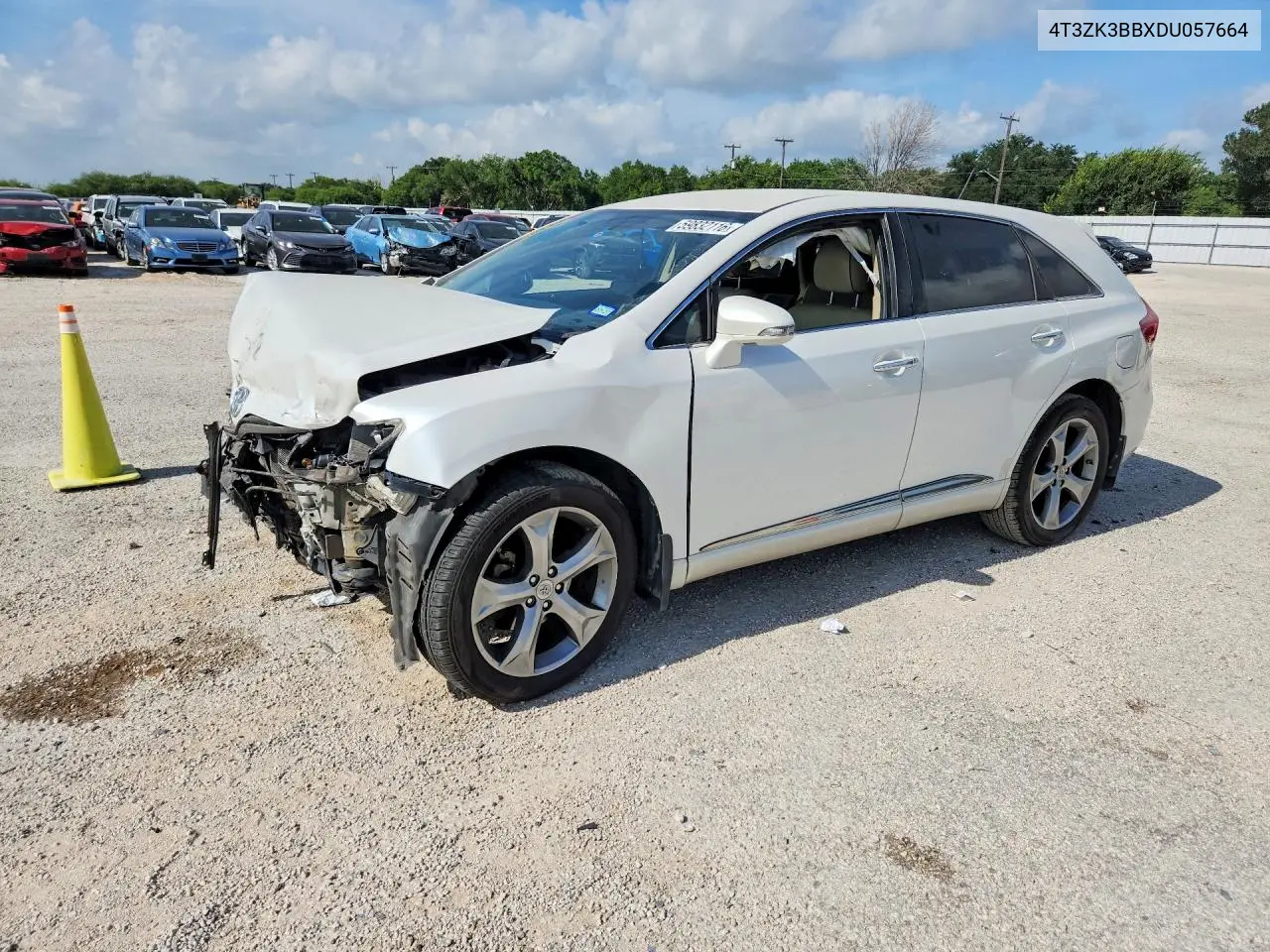 2013 Toyota Venza Xle VIN: 4T3ZK3BBXDU057664 Lot: 59832116