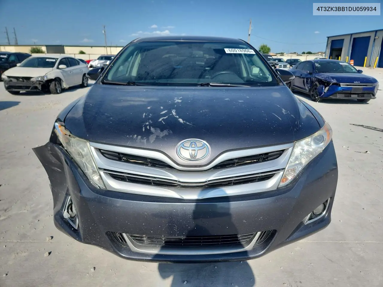 2013 Toyota Venza Le VIN: 4T3ZK3BB1DU059934 Lot: 60018966