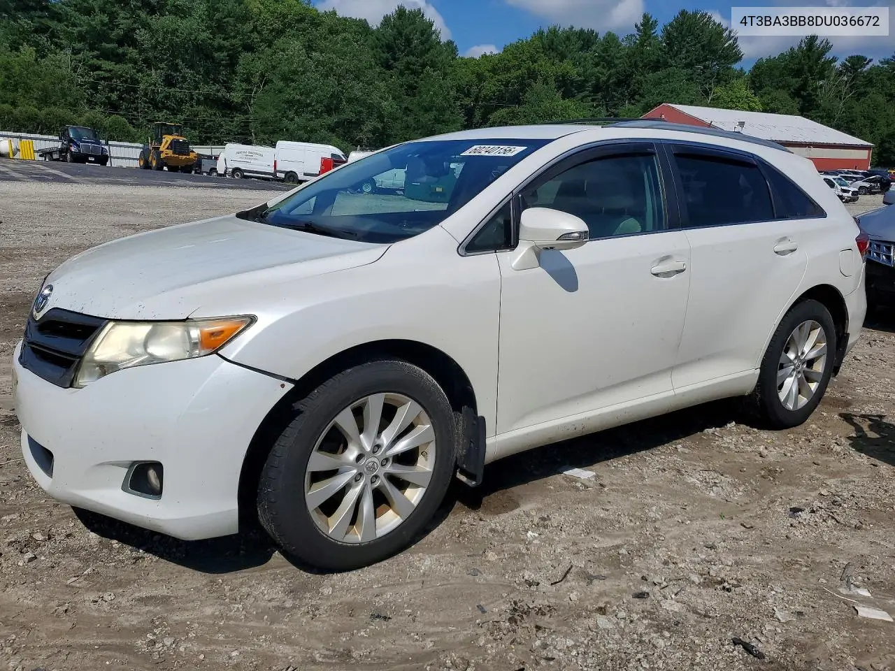 2013 Toyota Venza Le VIN: 4T3BA3BB8DU036672 Lot: 60240156