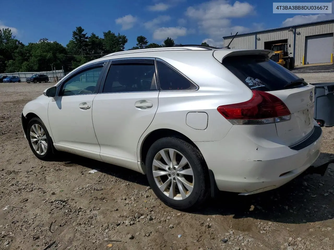 2013 Toyota Venza Le VIN: 4T3BA3BB8DU036672 Lot: 60240156
