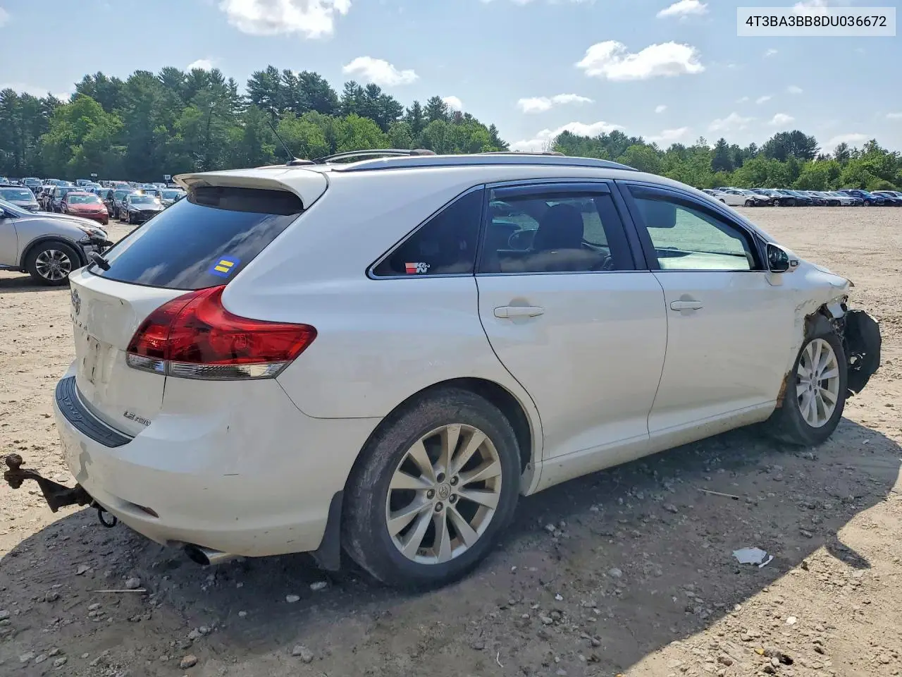 2013 Toyota Venza Le VIN: 4T3BA3BB8DU036672 Lot: 60240156