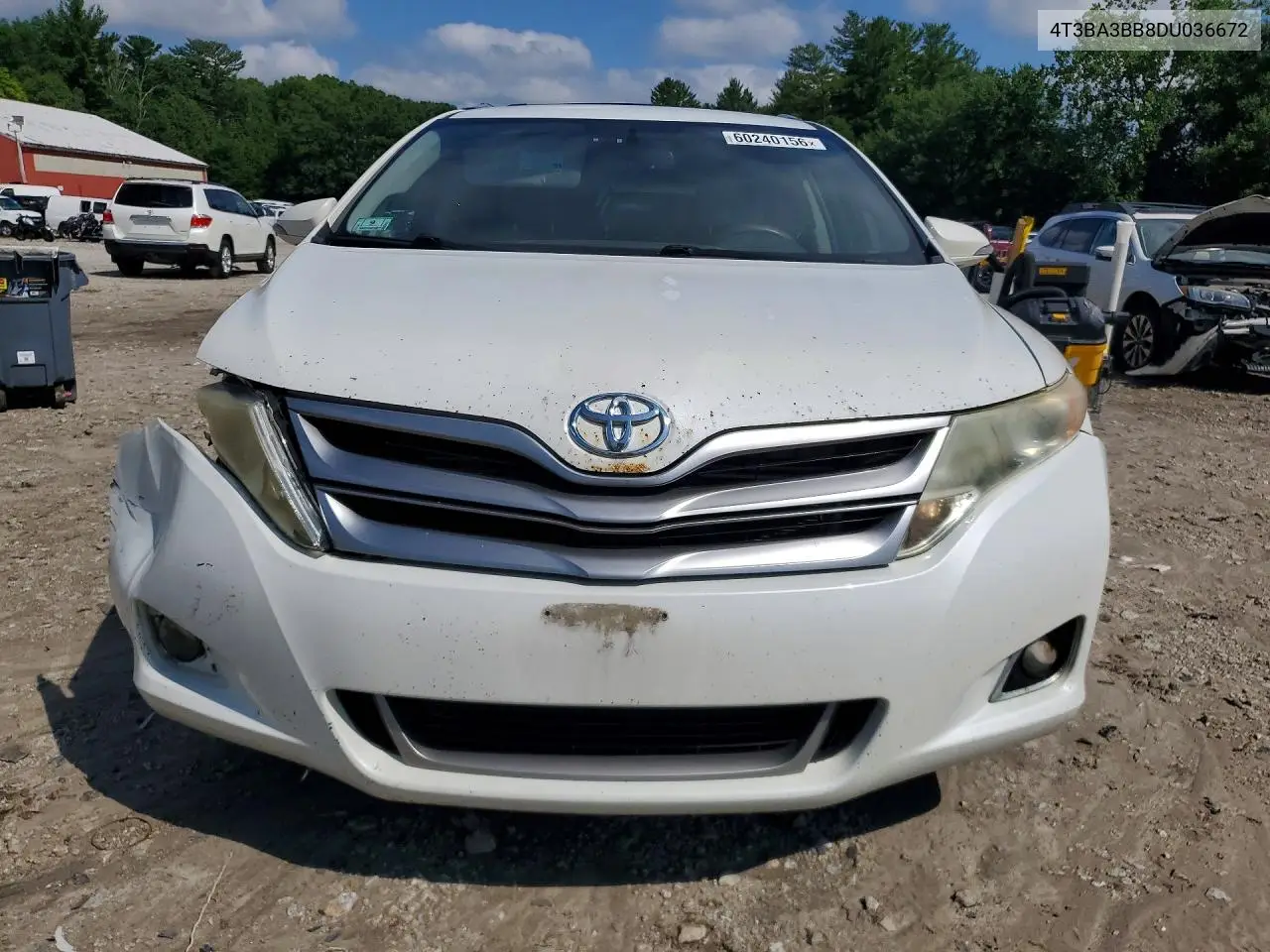 2013 Toyota Venza Le VIN: 4T3BA3BB8DU036672 Lot: 60240156