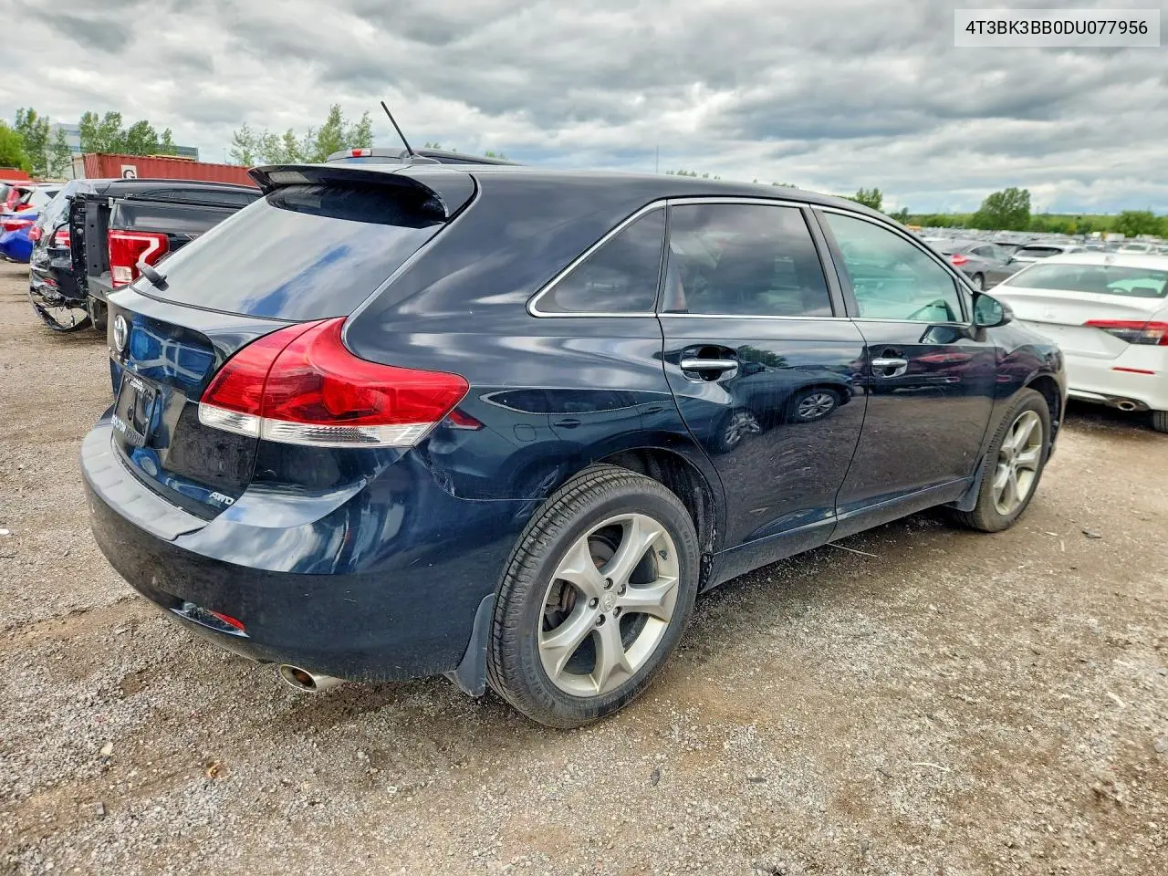 2013 Toyota Venza Le VIN: 4T3BK3BB0DU077956 Lot: 61369056