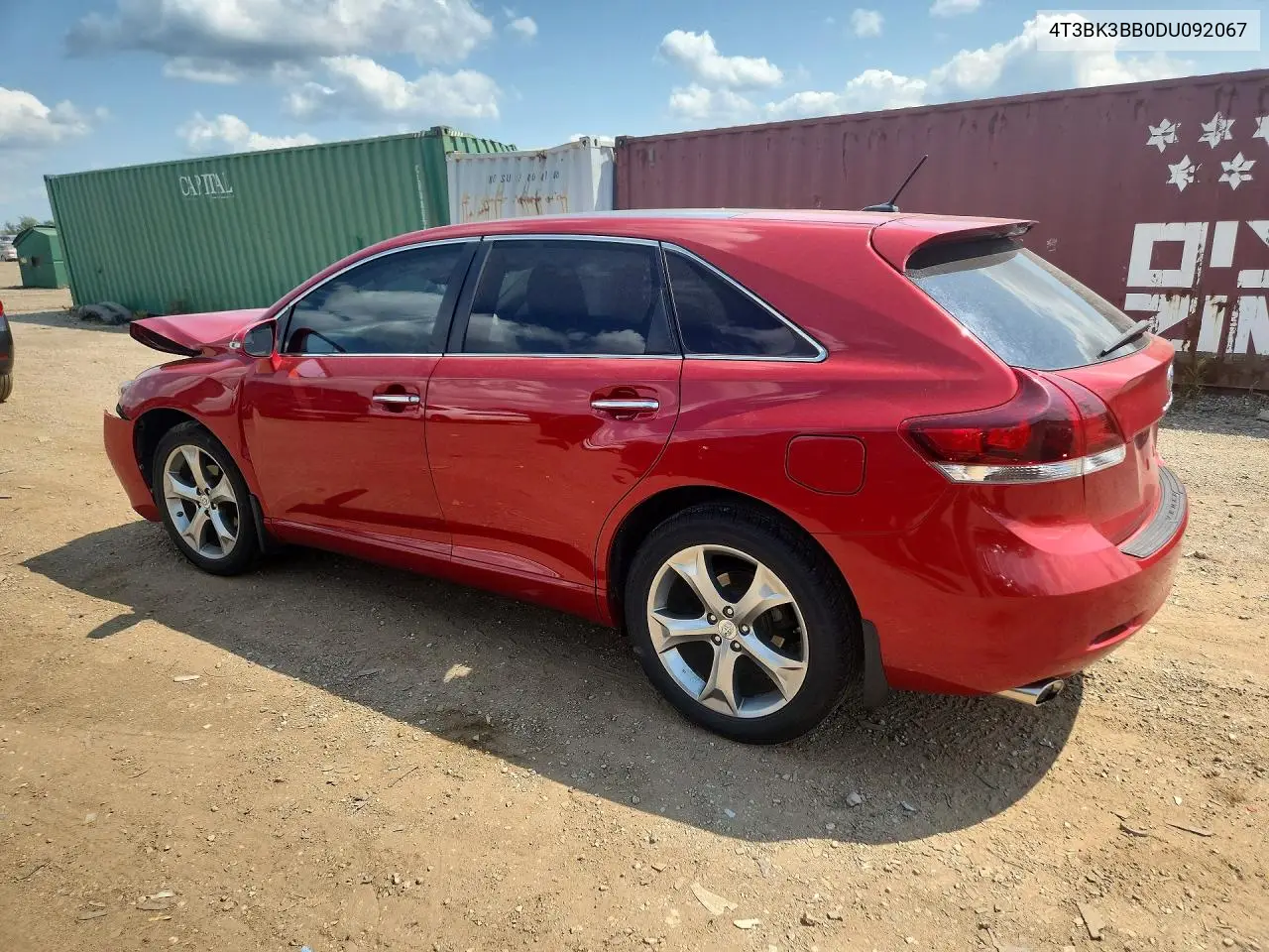 2013 Toyota Venza Limited VIN: 4T3BK3BB0DU092067 Lot: 61640186