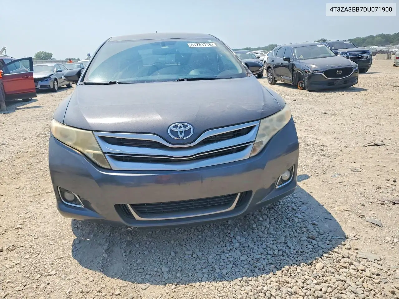 2013 Toyota Venza Le VIN: 4T3ZA3BB7DU071900 Lot: 61781716