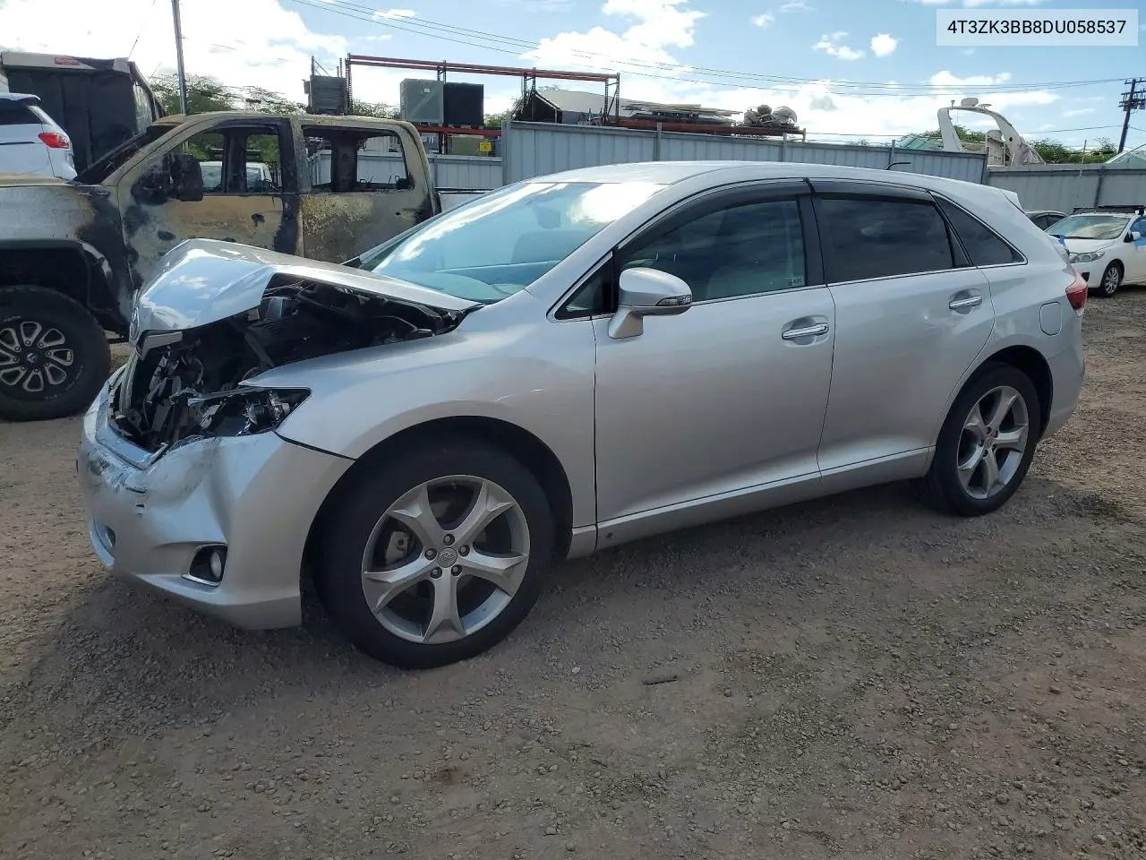 2013 Toyota Venza Le VIN: 4T3ZK3BB8DU058537 Lot: 62101766