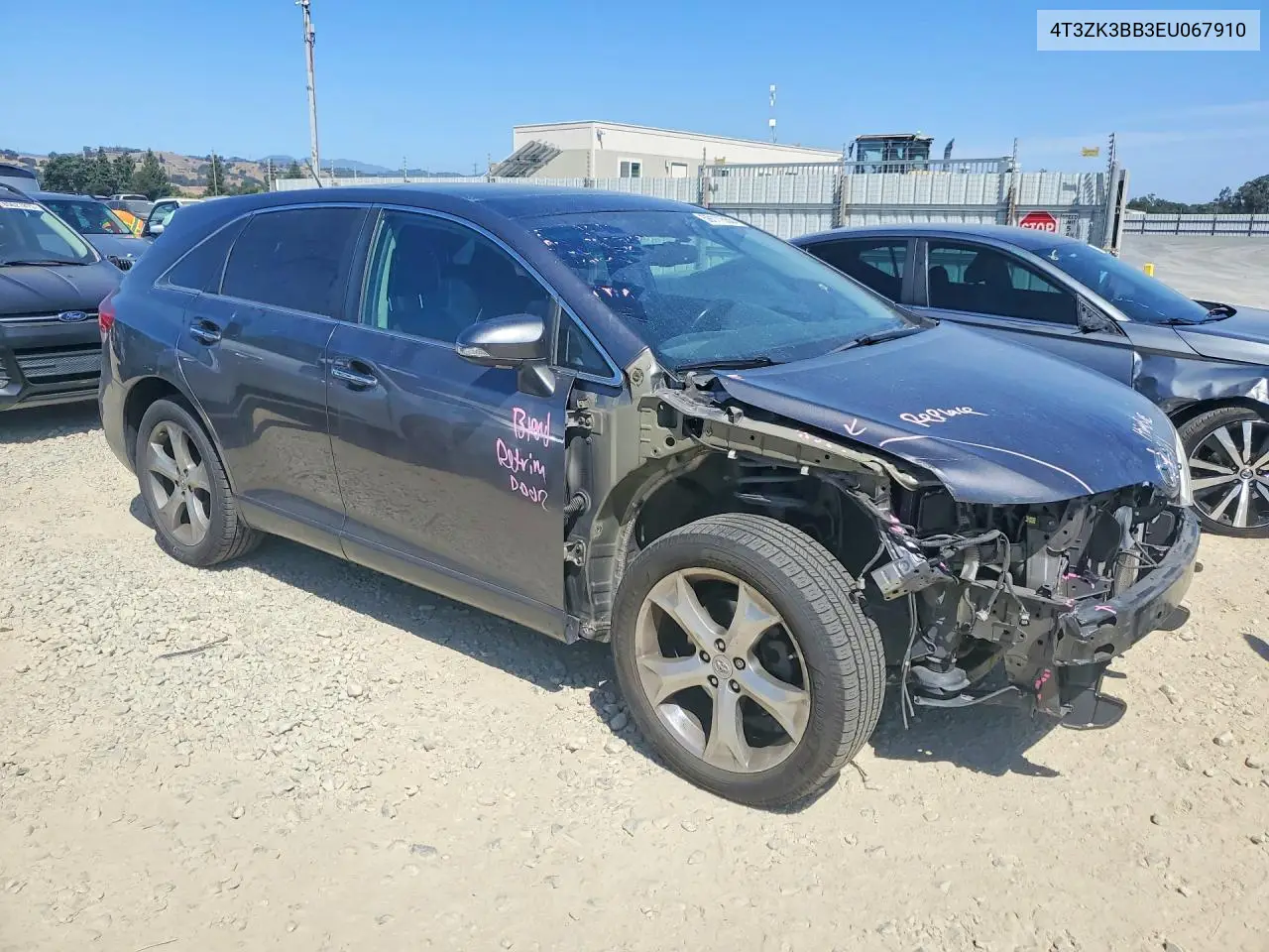 2014 Toyota Venza Xle VIN: 4T3ZK3BB3EU067910 Lot: 59111656