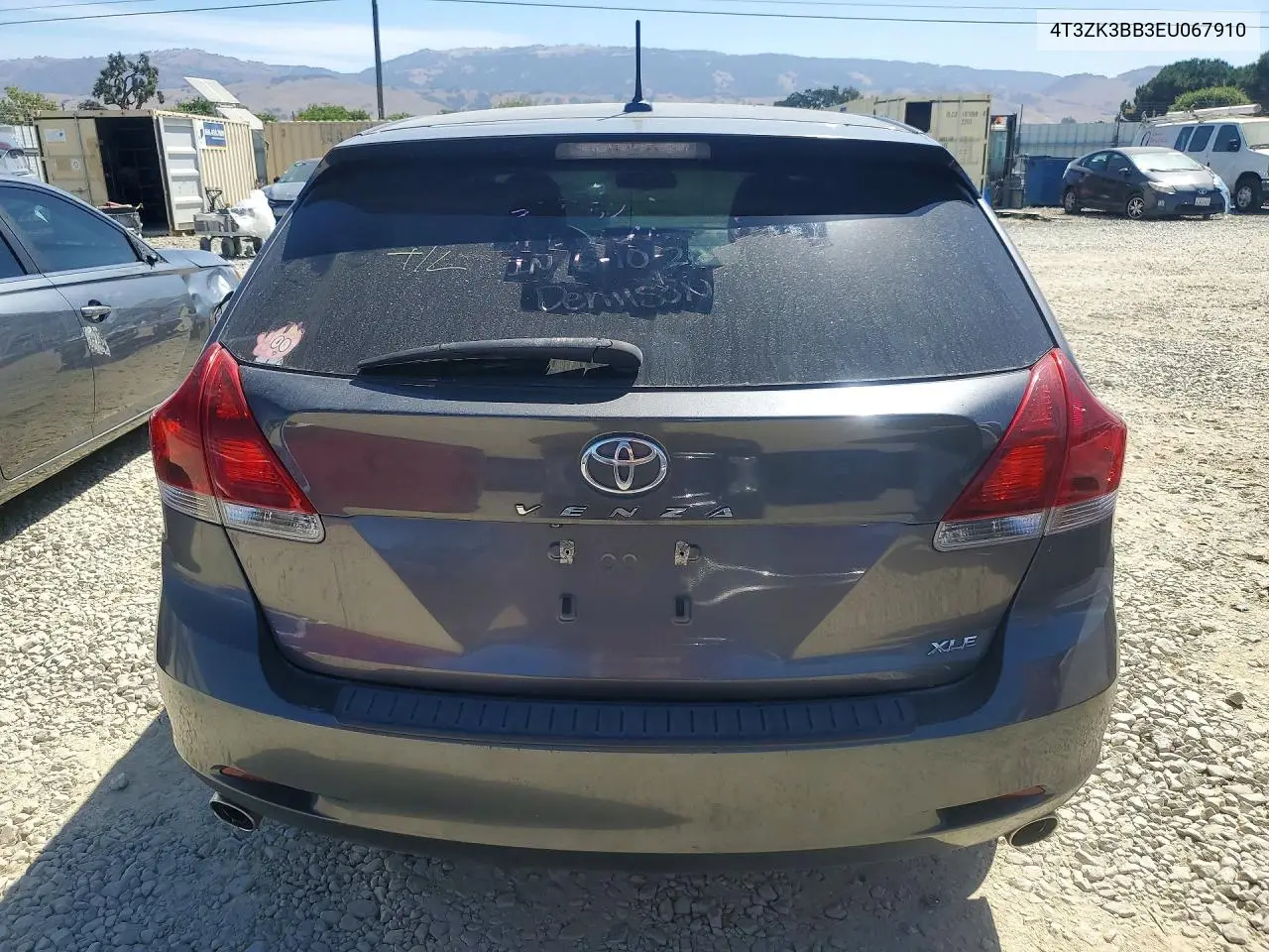 2014 Toyota Venza Xle VIN: 4T3ZK3BB3EU067910 Lot: 59111656