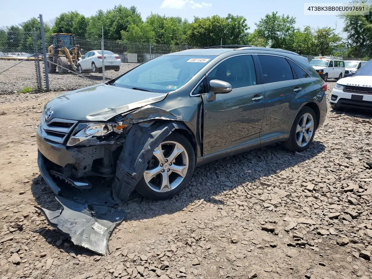 2014 Toyota Venza Xle VIN: 4T3BK3BB0EU097691 Lot: 59611926