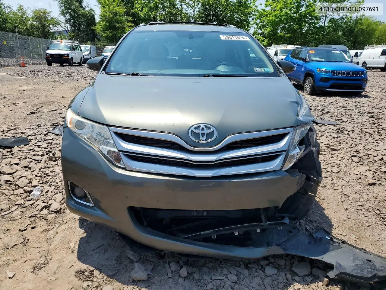 2014 Toyota Venza Xle VIN: 4T3BK3BB0EU097691 Lot: 59611926