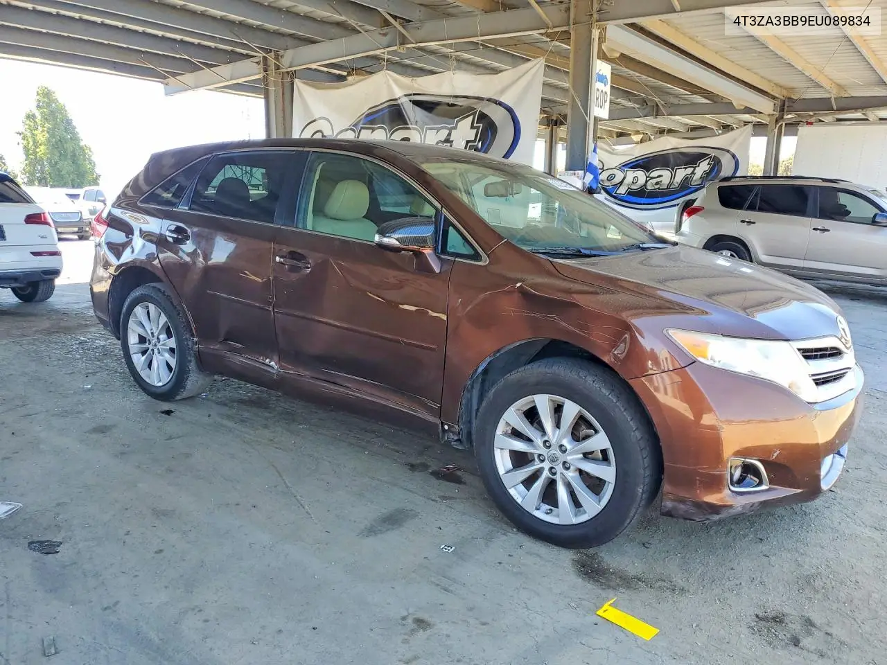 2014 Toyota Venza Le VIN: 4T3ZA3BB9EU089834 Lot: 60503406