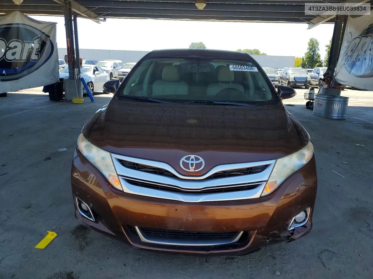 2014 Toyota Venza Le VIN: 4T3ZA3BB9EU089834 Lot: 60503406