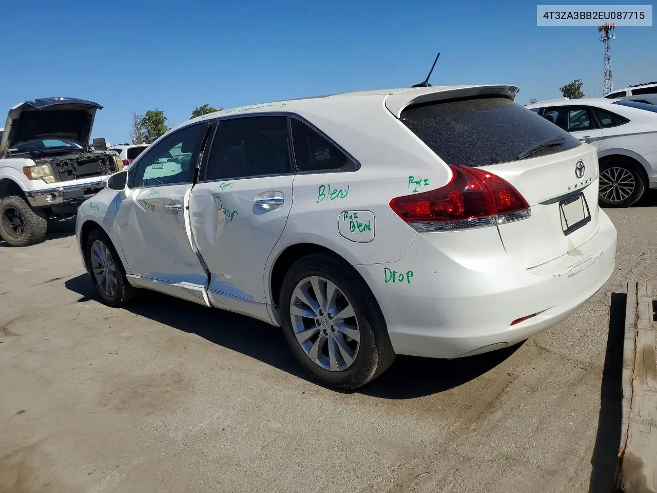 2014 Toyota Venza Xle VIN: 4T3ZA3BB2EU087715 Lot: 61937266