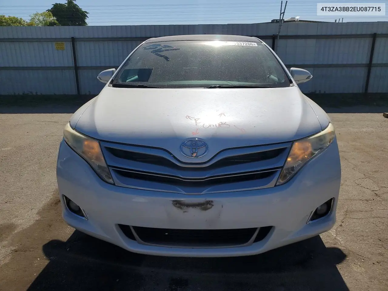 2014 Toyota Venza Xle VIN: 4T3ZA3BB2EU087715 Lot: 61937266