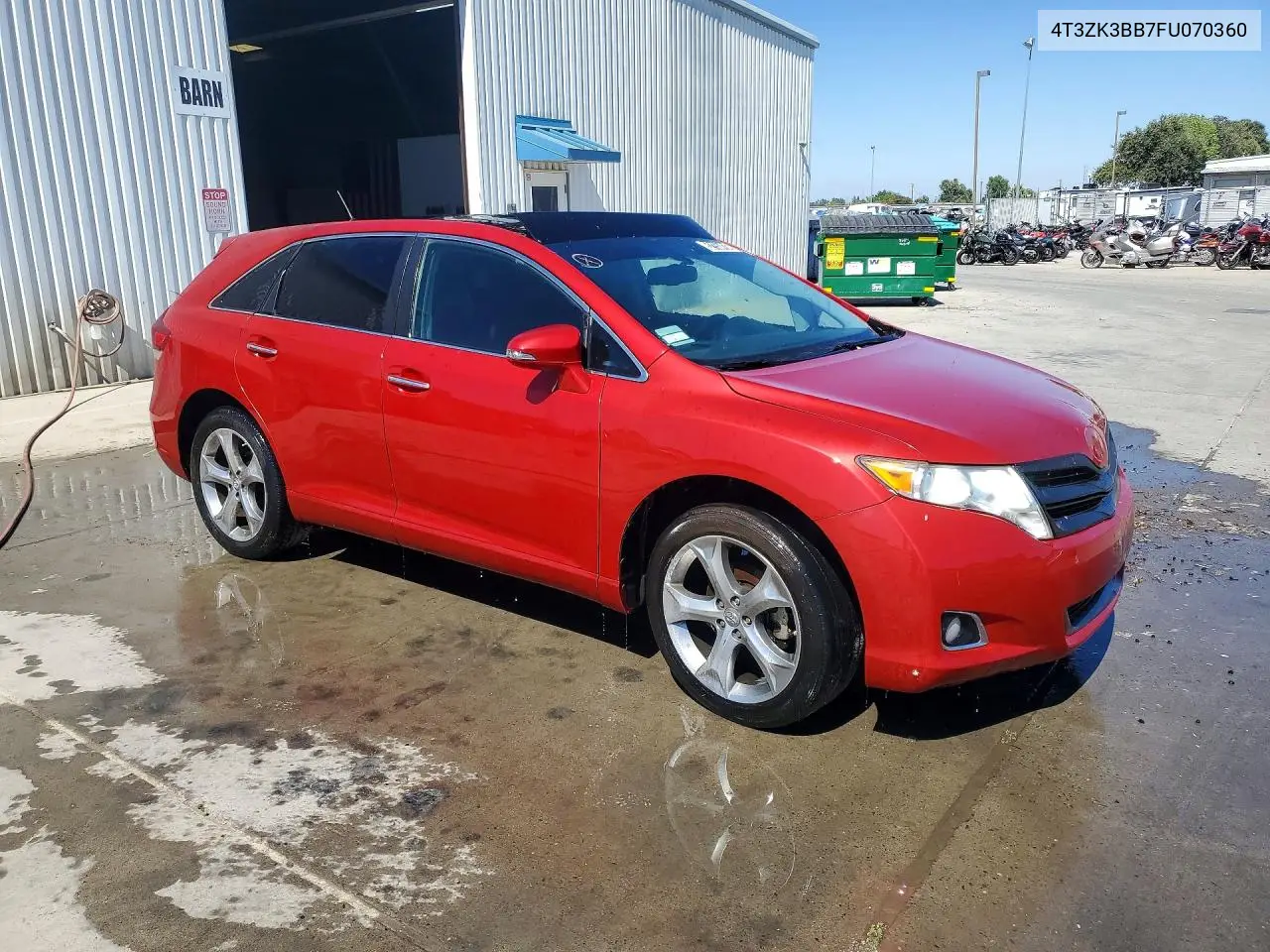 2015 Toyota Venza Xle VIN: 4T3ZK3BB7FU070360 Lot: 52150436