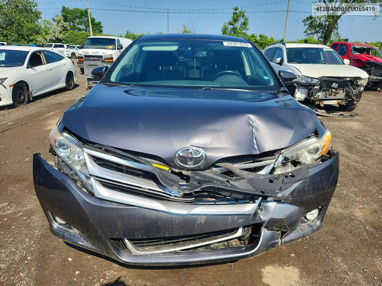 2015 Toyota Venza Le VIN: 4T3BA3BB5FU065419 Lot: 59361626