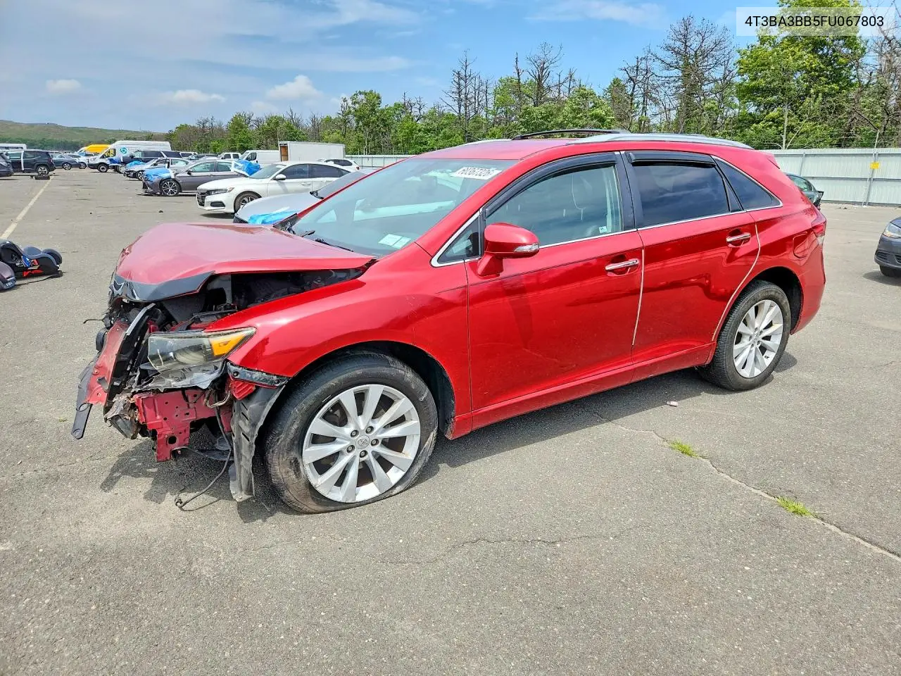 2015 Toyota Venza Xle VIN: 4T3BA3BB5FU067803 Lot: 60367326