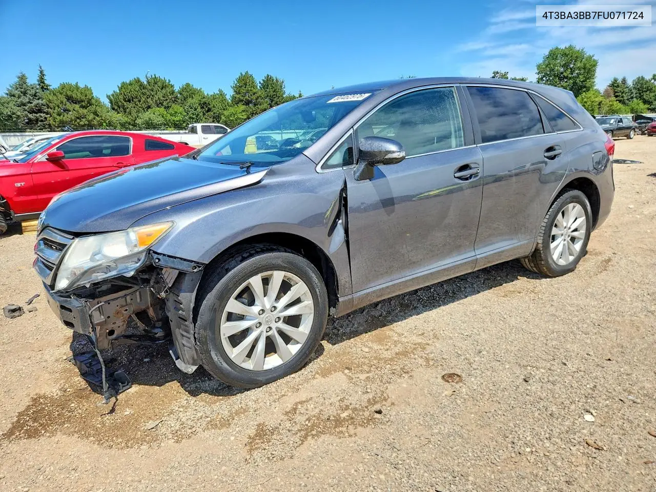 2015 Toyota Venza Le VIN: 4T3BA3BB7FU071724 Lot: 60462976