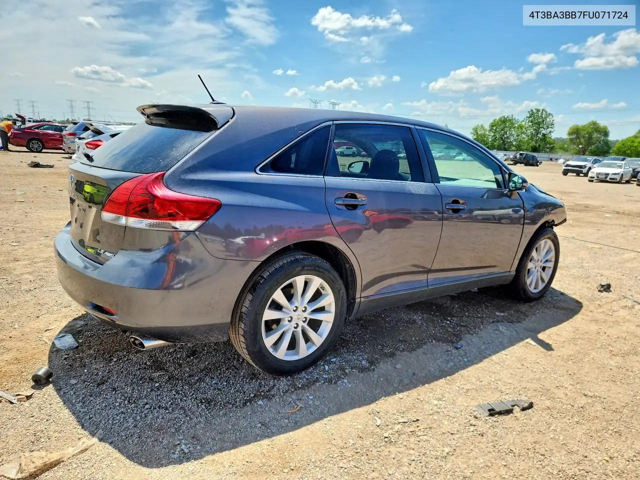 2015 Toyota Venza Le VIN: 4T3BA3BB7FU071724 Lot: 60462976