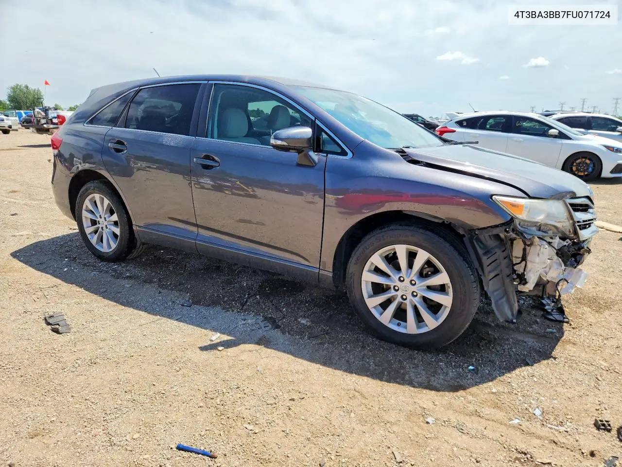 2015 Toyota Venza Le VIN: 4T3BA3BB7FU071724 Lot: 60462976