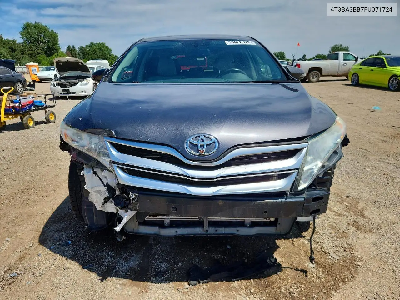 2015 Toyota Venza Le VIN: 4T3BA3BB7FU071724 Lot: 60462976