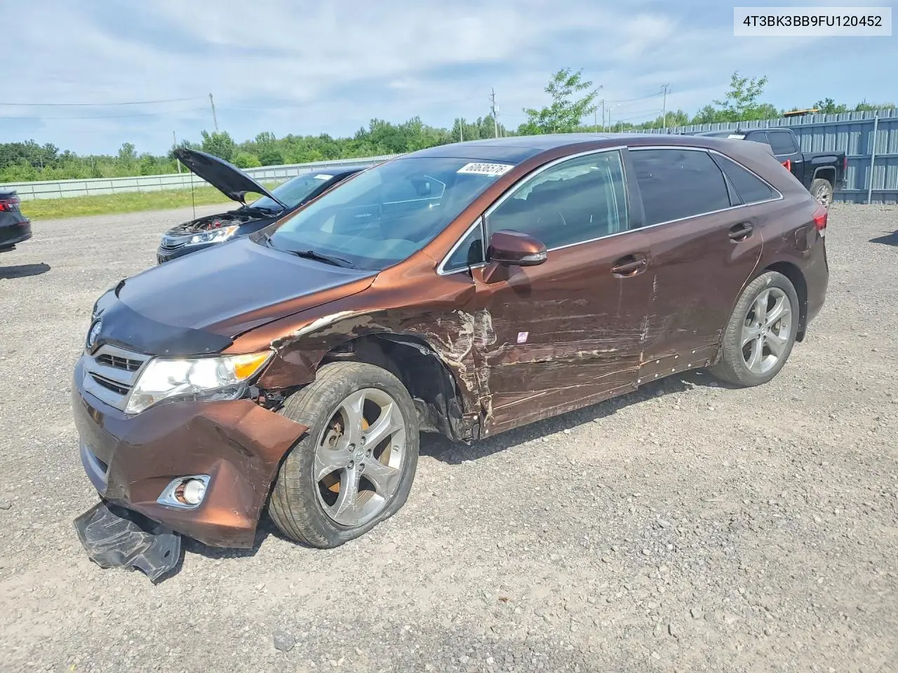 2015 Toyota Venza Xle VIN: 4T3BK3BB9FU120452 Lot: 60636576