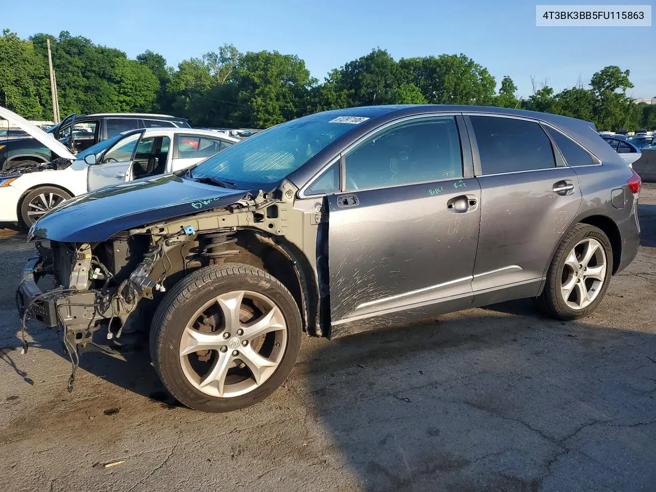 2015 Toyota Venza Limited VIN: 4T3BK3BB5FU115863 Lot: 61297106
