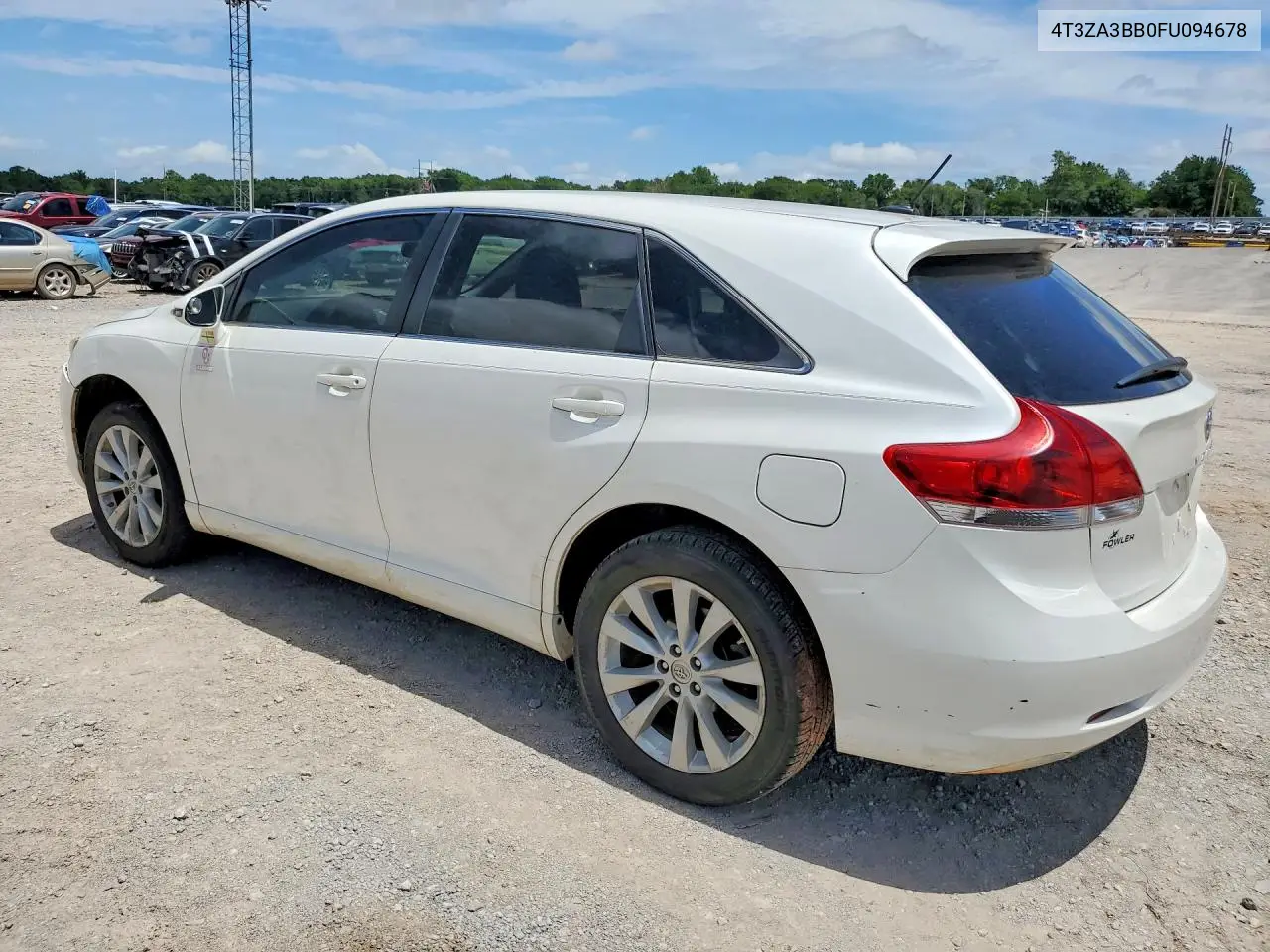 2015 Toyota Venza Le VIN: 4T3ZA3BB0FU094678 Lot: 61565826