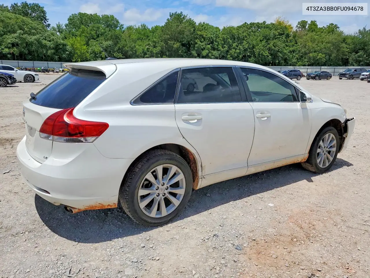 2015 Toyota Venza Le VIN: 4T3ZA3BB0FU094678 Lot: 61565826