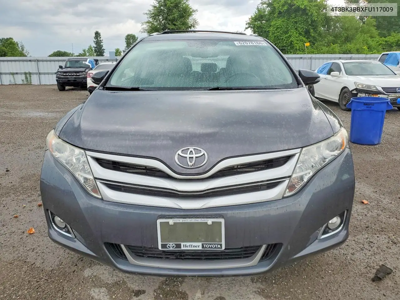 2015 Toyota Venza Xle VIN: 4T3BK3BBXFU117009 Lot: 62078166