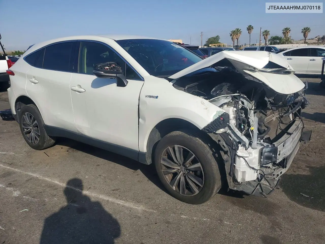 2021 Toyota Venza Le VIN: JTEAAAAH9MJ070118 Lot: 49975356