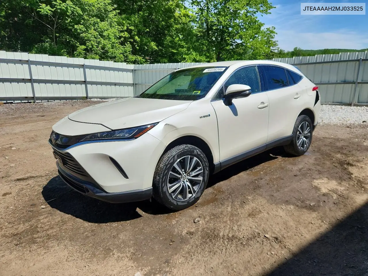 2021 Toyota Venza Le VIN: JTEAAAAH2MJ033525 Lot: 56036266
