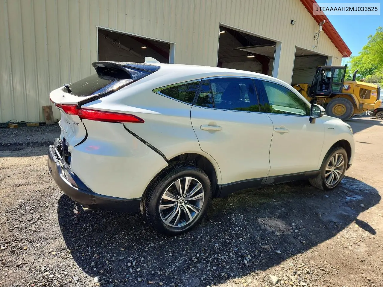 2021 Toyota Venza Le VIN: JTEAAAAH2MJ033525 Lot: 56036266