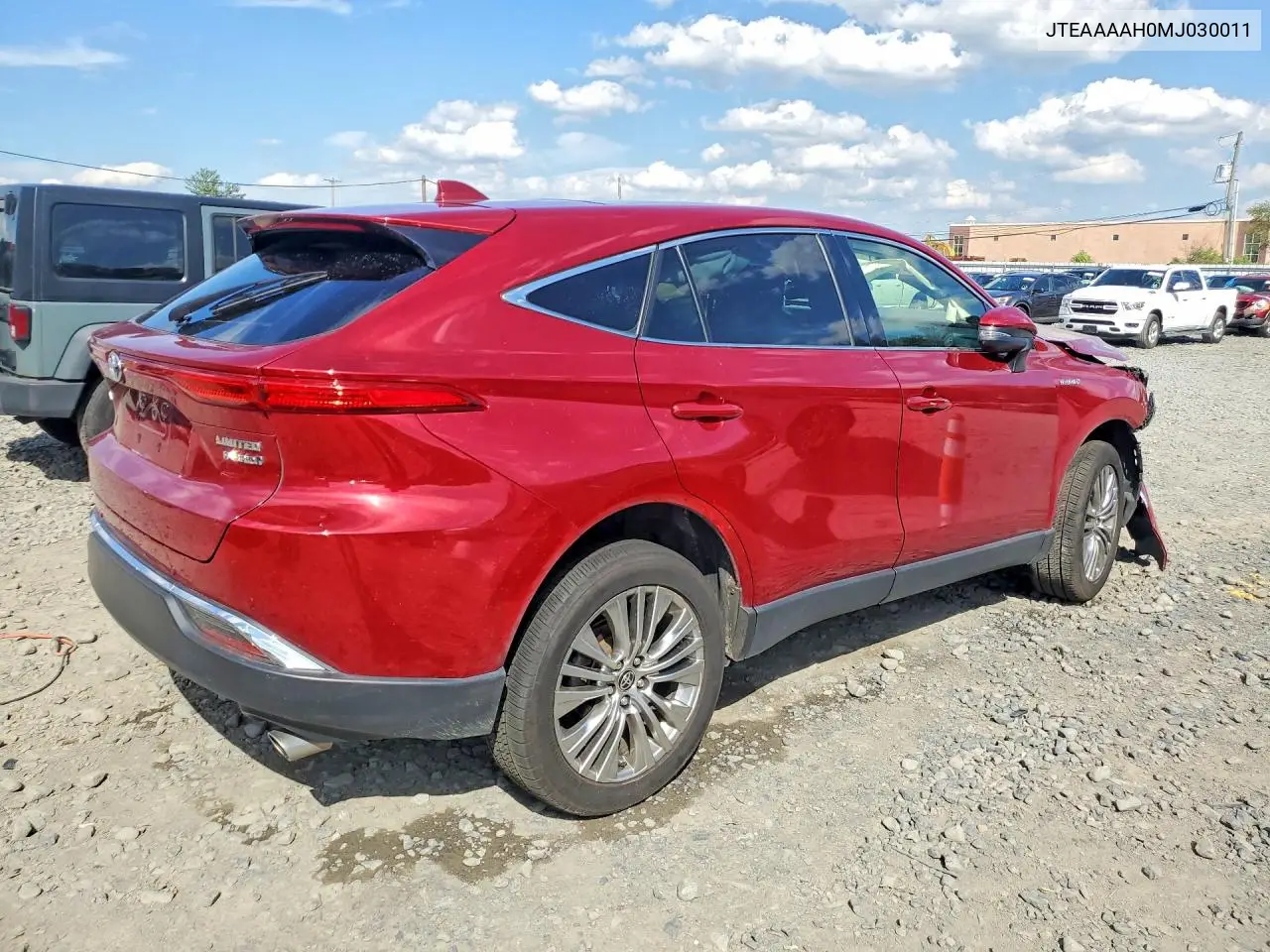 2021 Toyota Venza Limited VIN: JTEAAAAH0MJ030011 Lot: 57895626