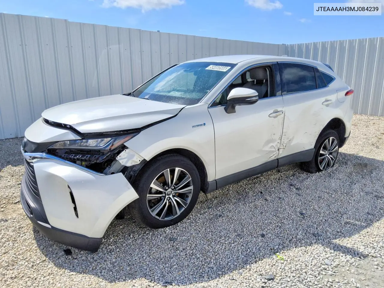 2021 Toyota Venza Le VIN: JTEAAAAH3MJ084239 Lot: 58460566