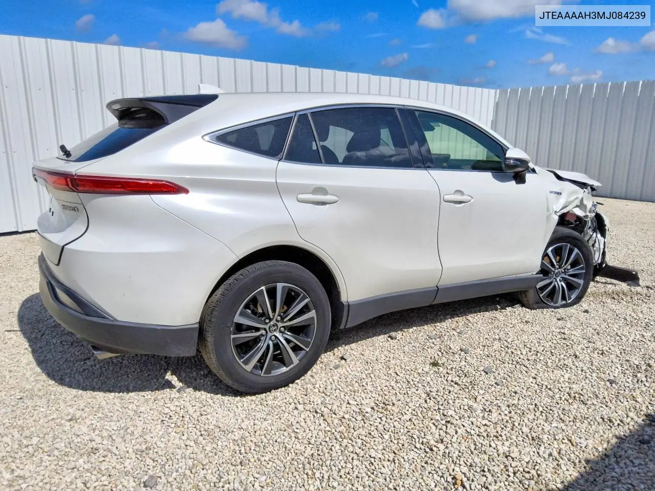 2021 Toyota Venza Le VIN: JTEAAAAH3MJ084239 Lot: 58460566