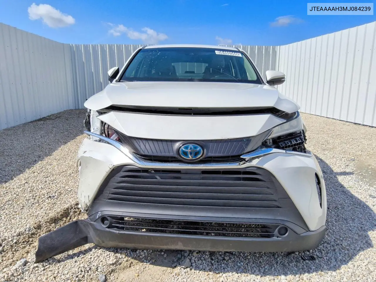 2021 Toyota Venza Le VIN: JTEAAAAH3MJ084239 Lot: 58460566