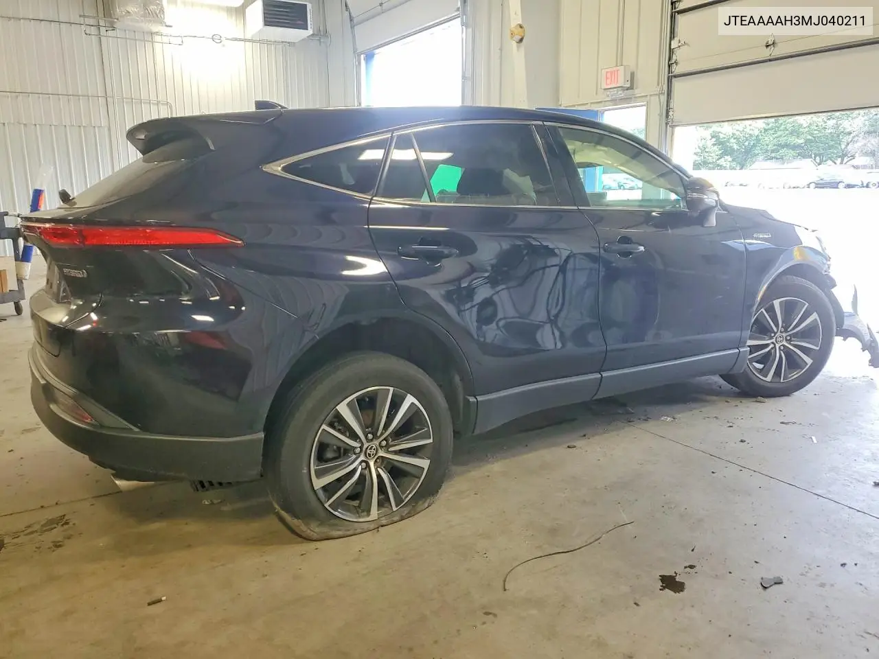 2021 Toyota Venza Le VIN: JTEAAAAH3MJ040211 Lot: 59121576