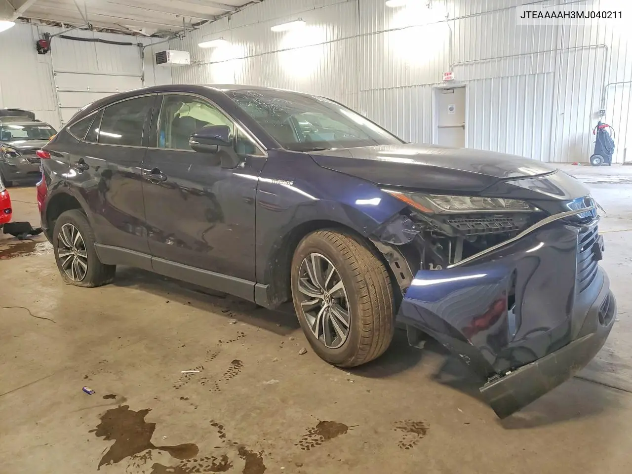 2021 Toyota Venza Le VIN: JTEAAAAH3MJ040211 Lot: 59121576