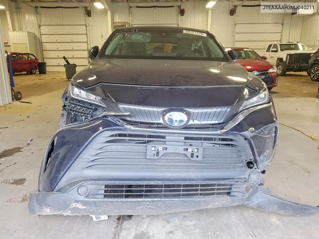 2021 Toyota Venza Le VIN: JTEAAAAH3MJ040211 Lot: 59121576