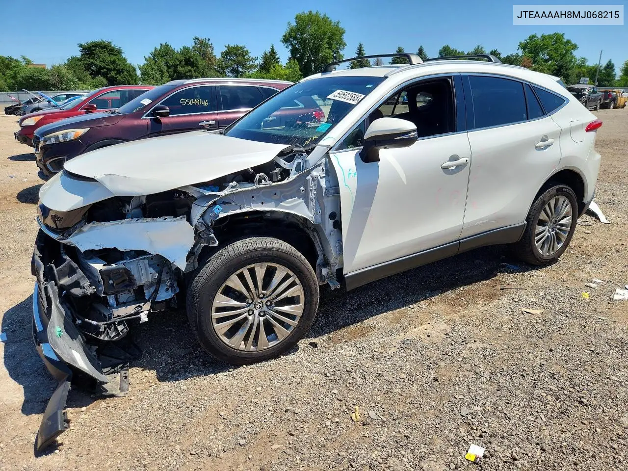 2021 Toyota Venza Xle VIN: JTEAAAAH8MJ068215 Lot: 59592586