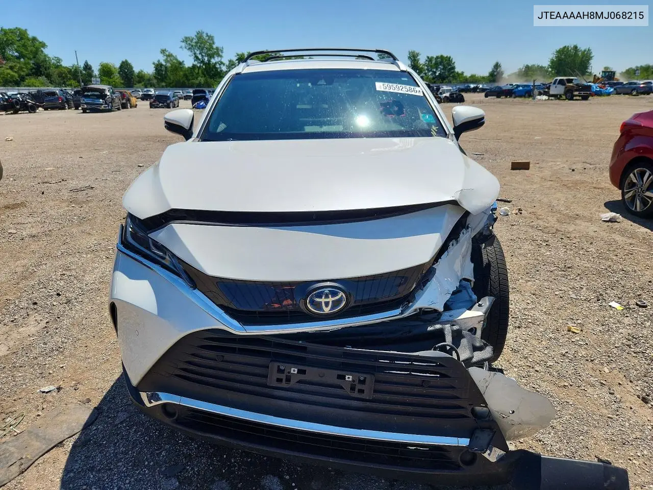 2021 Toyota Venza Xle VIN: JTEAAAAH8MJ068215 Lot: 59592586